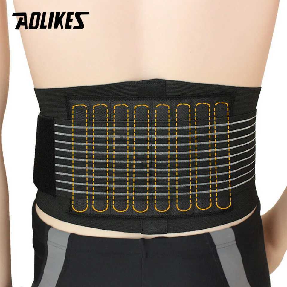 1PCS Lumbar Support Waist Pain Back Injury Support Brace for Fitness Weightlifting Belts Sports Safety Corrector W250724