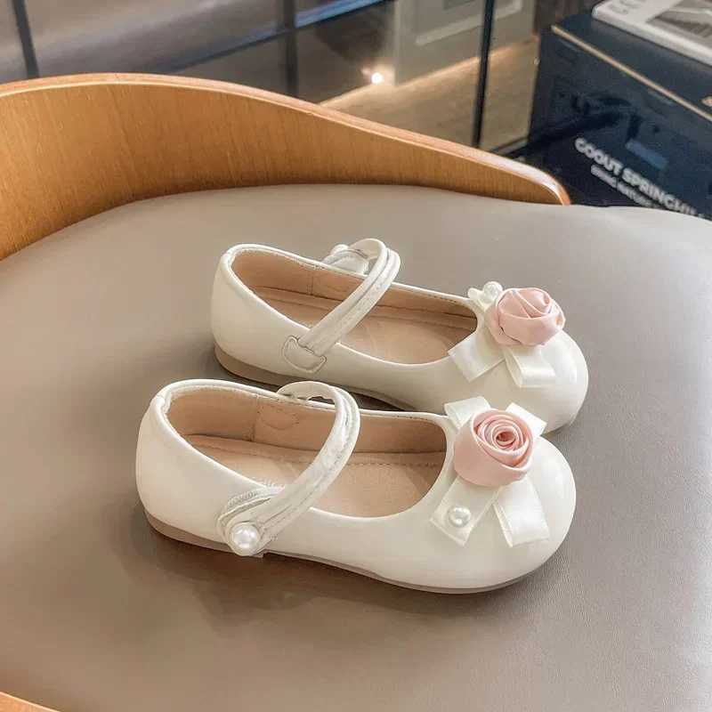 100% Cotton Linen Cotton Linen Cotton Linen for Wedding Par Fashion Sweet Girl Princess Shoes Causal Versatile Childrens Flats Spring Autumn New XJ250