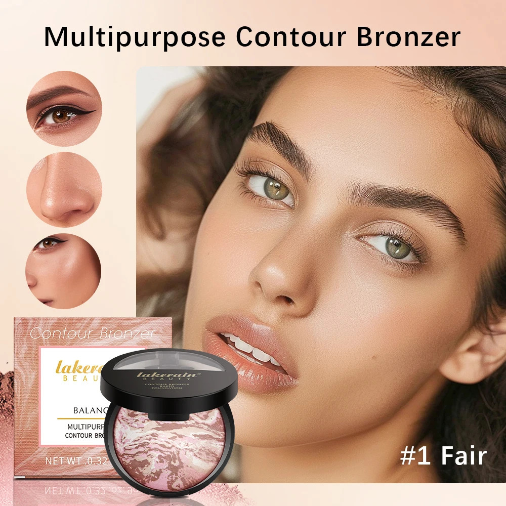 Matte Face Foundation Bronzer Pressed Powder Compact Long Lasting Oil Control Translucent Loose Setting Powder For Face Makeup 250716