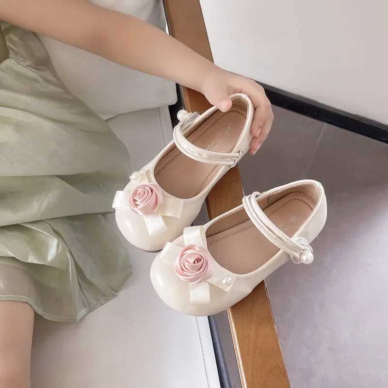 100% Cotton Linen Cotton Linen Cotton Linen for Wedding Par Fashion Sweet Girl Princess Shoes Causal Versatile Childrens Flats Spring Autumn New XJ250