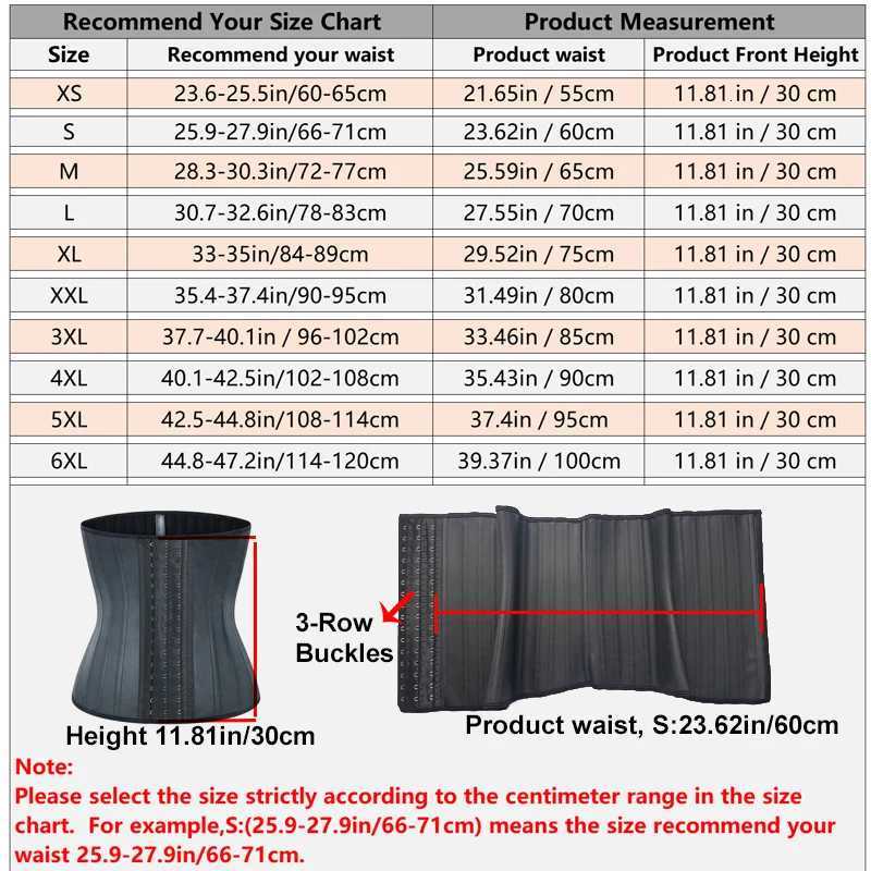 25 Bones Corset Waist Latex Body Shapewear Women Tummy Shaper Belly Sheath Slimming Belt Modeling Strap Weight Loss W250724