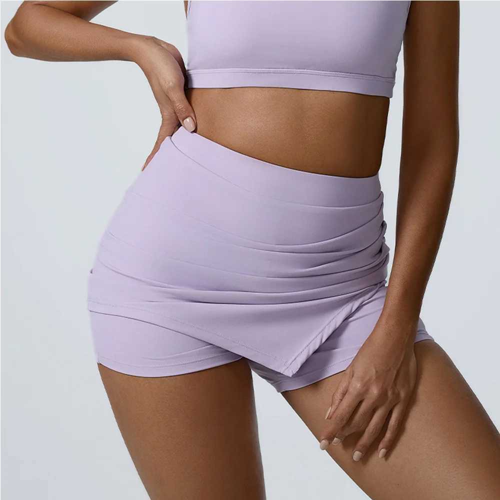 Women Sport Shorts High Waist Short Skirt Push Up Workout Short Sexy Tummy Control Yoga Tights Fitness Hip Lifting Sportswear XJ250724