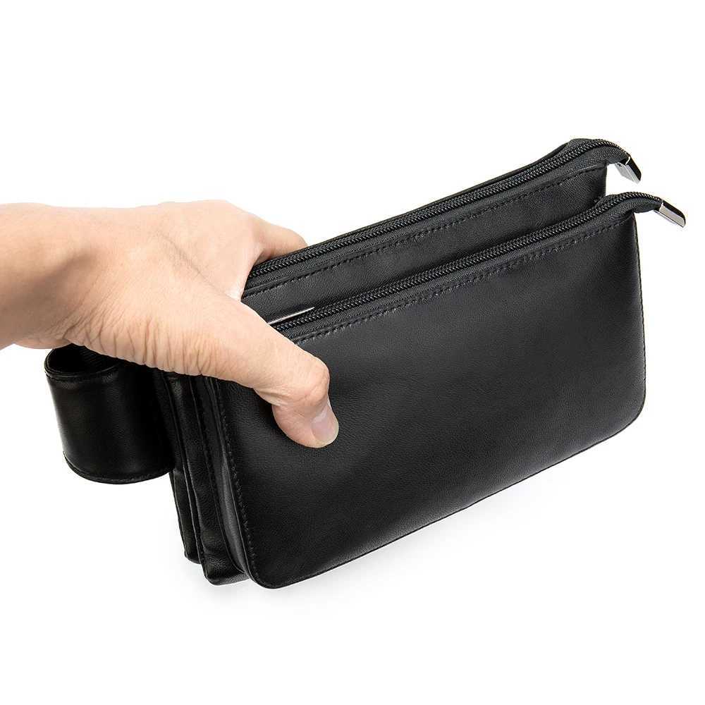 VESTAL Mens Waist Bag Genuine Leather For Men Male Fanny Pack Designer Luxury Brand Bag Belt Men Chest/hip Bags Sling Pack 8940 G250723