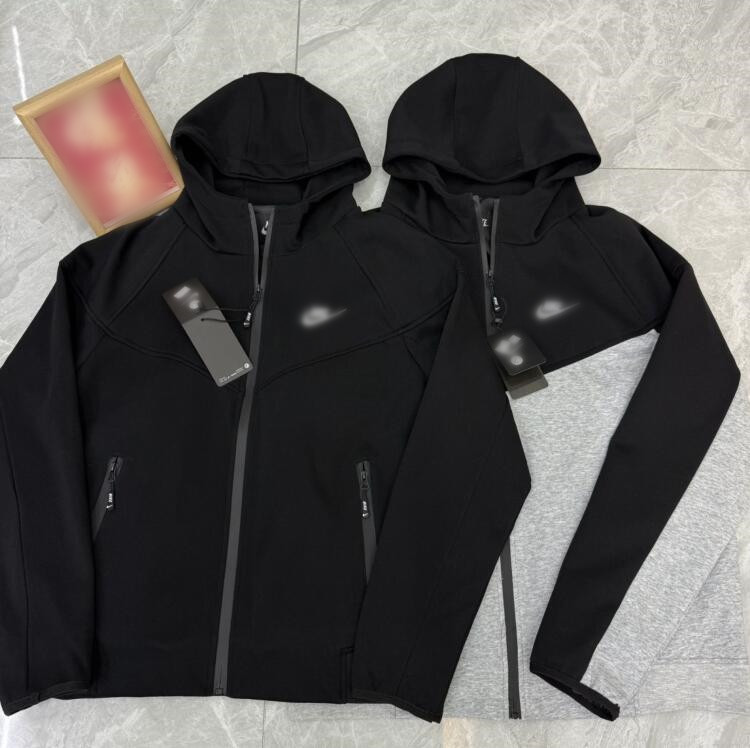 Black Gray Zipper H… - image