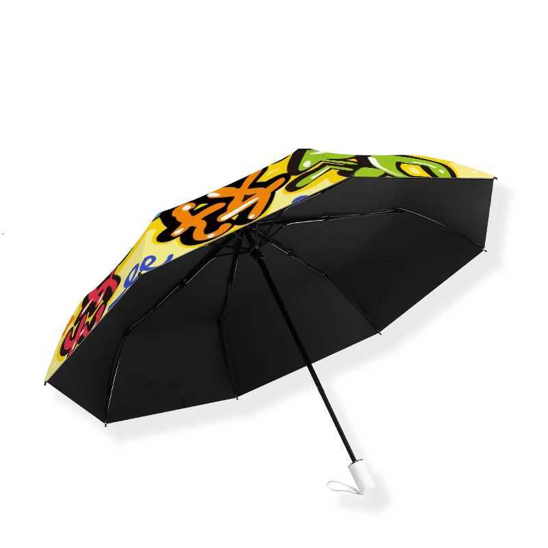 Umbrella Womens Dual-purpose Cute Sun Umbrella Folding Fully Automatic Small Portable Parasol Sun Protection and Ultraviolet Ra R250724