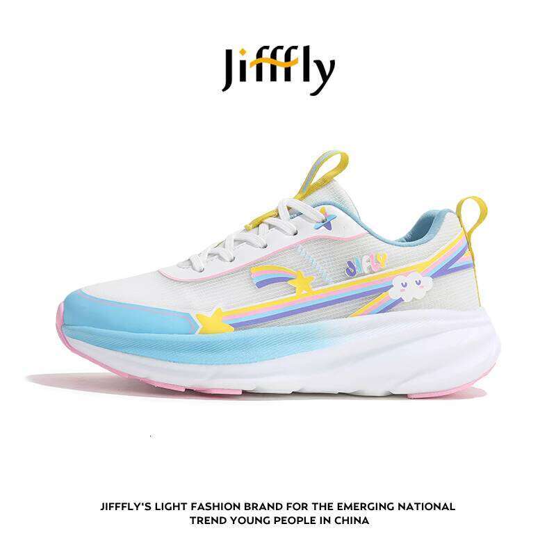 Jifffly Women's Sports 2025 Summer New Lightweight Breathable Soft Sole Shock Absorption Low Top Running Shoes