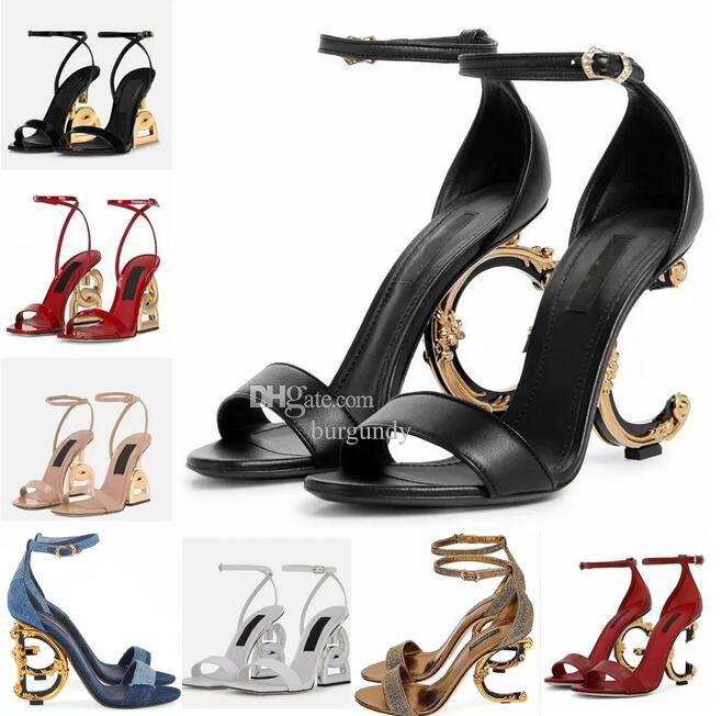 Glitter Sandals Women High Heels Slides Womens Luxurys designer shoes designer bag Genuine Leather Pumps Lady Slipper Wedding Bottoms tn with box dust