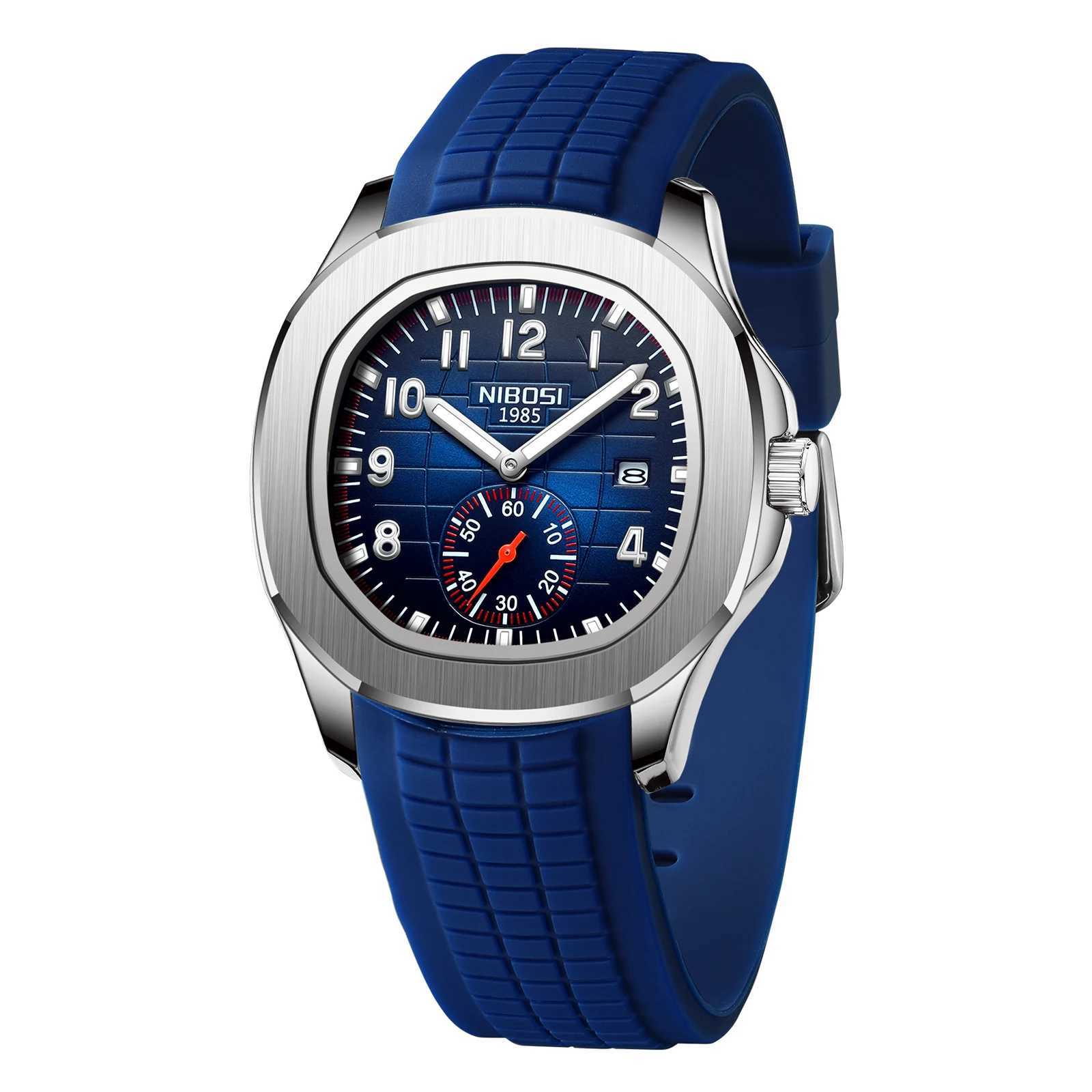 NIBOSI Sport Men Watch Top Brand Luxury AQUANAUT Quartz Watches for Men Waterproof Luminous Auto Date Male Watch Reloj Hombre W250724