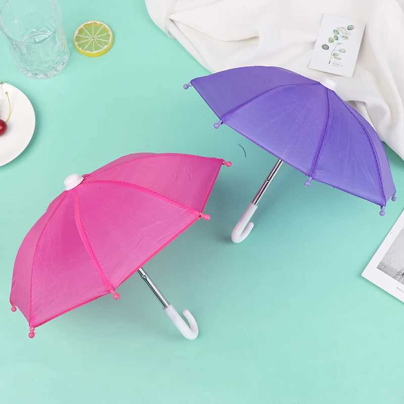 1Pc Baby Doll Rain Gear Toy Umbrella Mini Umbrella Doll Accessories Children Multicolor Toy Clothing Decoration R250724