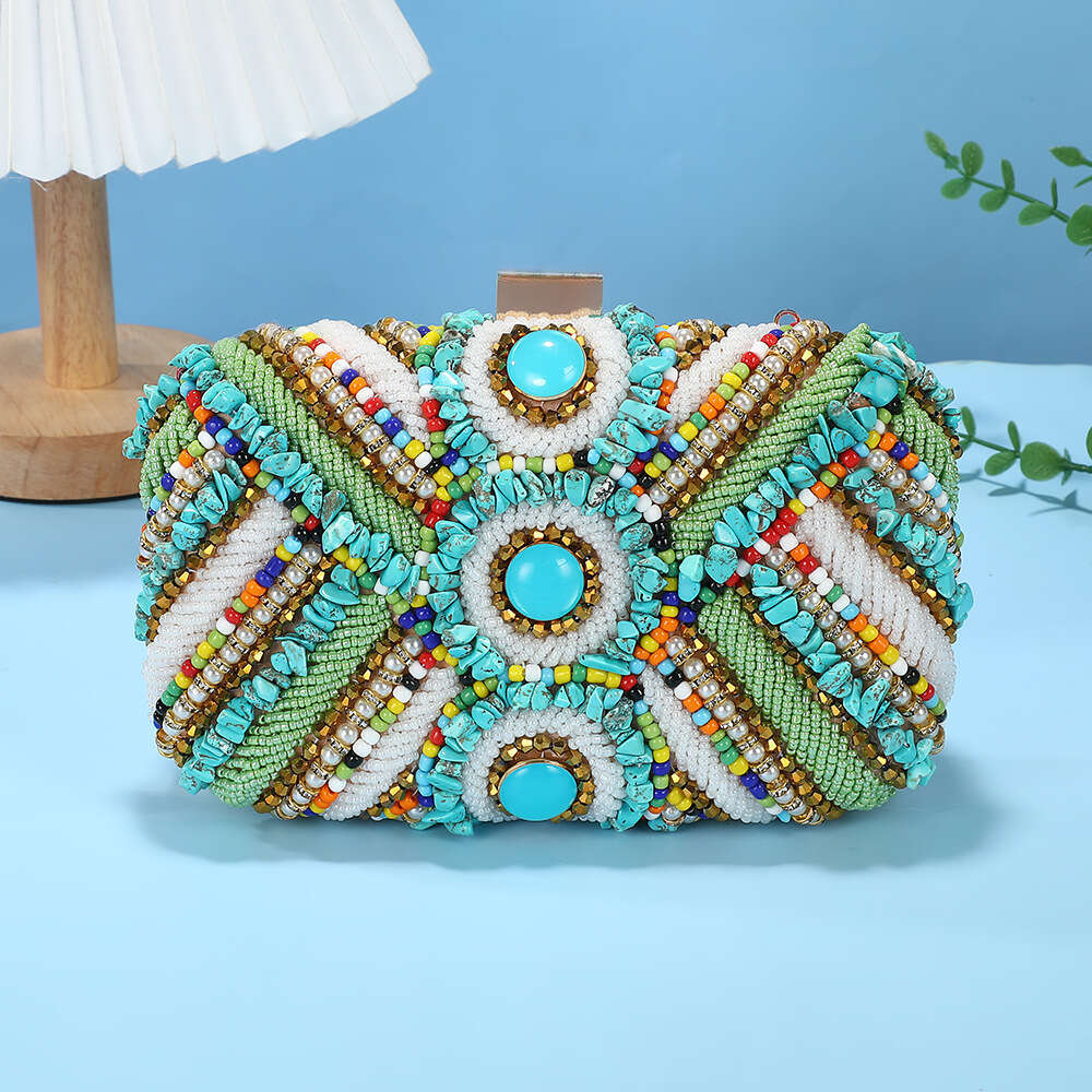 Designer Luxury Evening Diamond Diansheng New Style Women's Handbag Banquet Clutch Dress Evening Bag