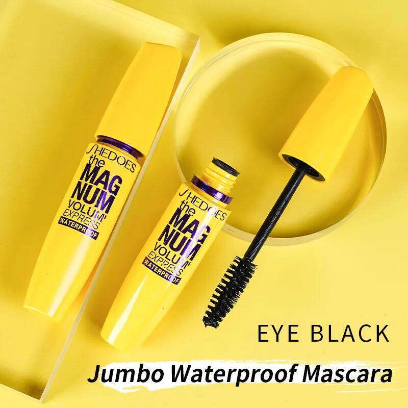 Waterproof Slender Black, Curly, Thick, Natural, Easy to Apply, Long-Lasting, Yellow and Fat Eye Black X250724