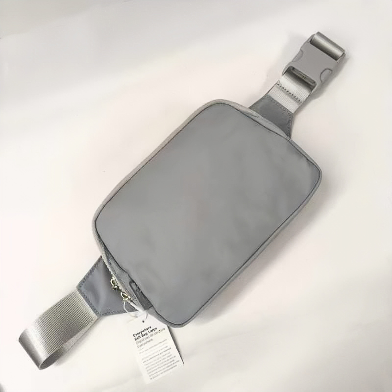 2L Large Capacity belt Bags Nylon Strap Women Men shoulder bag Gym Elastic Adjustable Strap Zipper Fanny pack