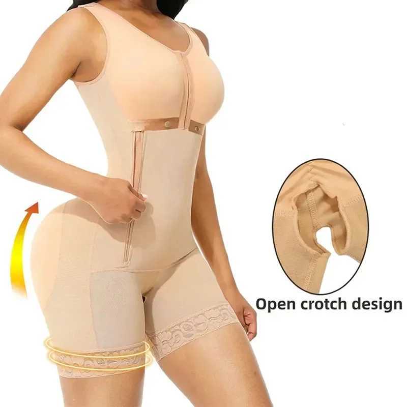 AfruliA Full Body Shapers Fajas Colombianas Girdles Bodysuits Corset Postpartum Belt Slimming Underwear Waist ShapewearW250724