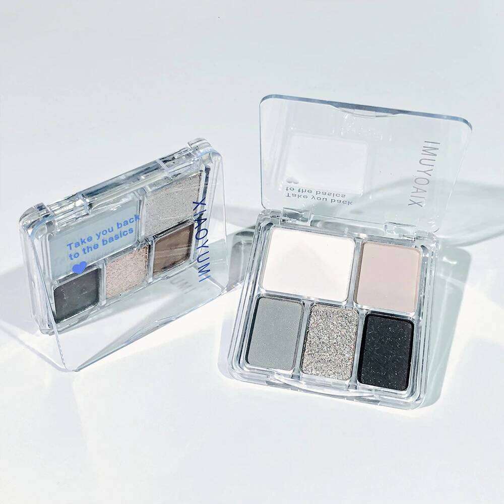 5-Color Eyeshadow Palette Soft & Smoky Tones, Easy Blend, lti-Look Makeup, Rose/Nude Options, Unisex, Certified, Skin-Friend X250723