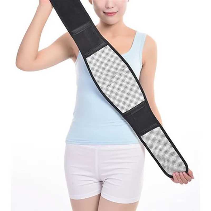 Waist Support Women Adjustable Self Heating Magnetic Back Waist Support Belt Lumbar Brace Massage Band Health Care W250724