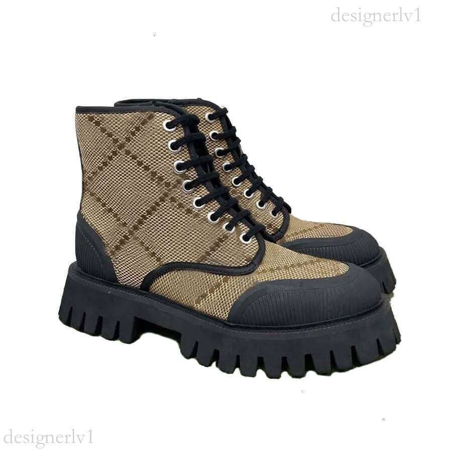Designer Leather Ankle Boots Fashion Flat Bottomed Boot Casual Shoes Lace Up Classic Style Shoes For Men And Women Winter Fall Snow Boots