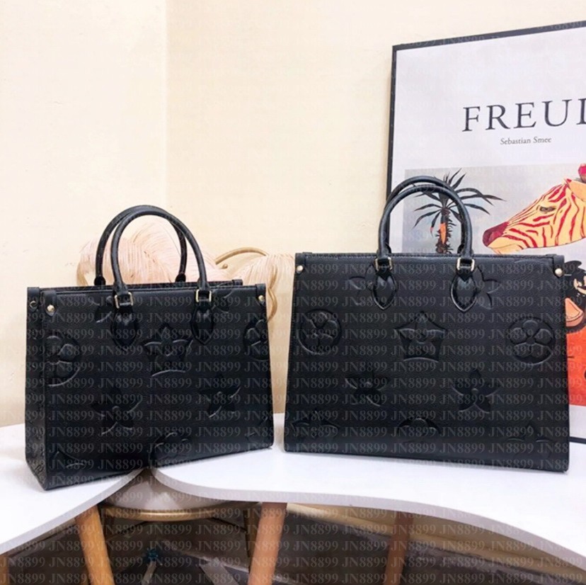 Luxury totes designer bag womens handbags Onthego tote bag Hot Crossbody Bag ladies Casual PVC Genuine Leather purse shoulder bags female Large handbag MM GM