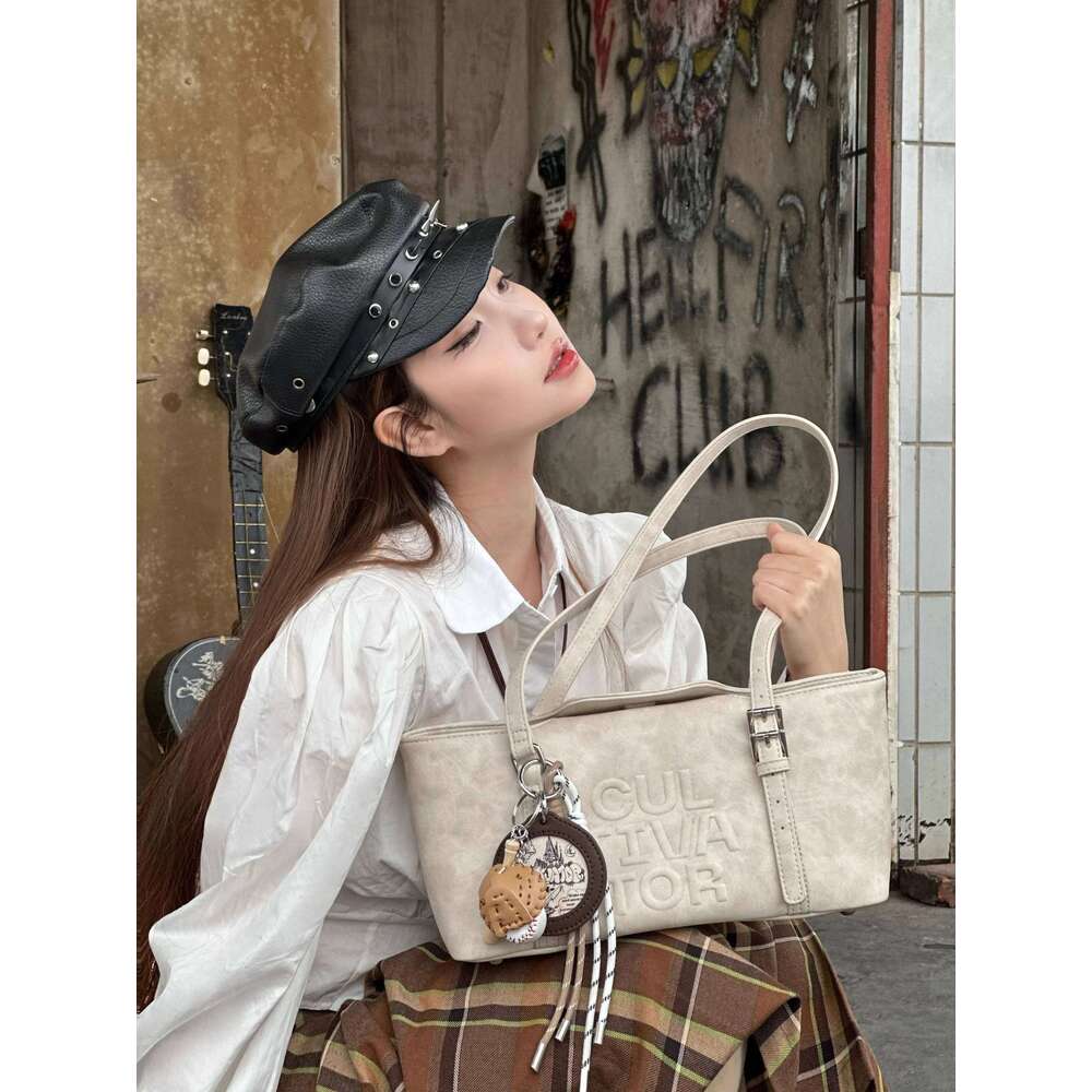 Cultivator Original Niche Retro Casual Versatile Single Shoulder Crossbody Commuter Underarm Bag