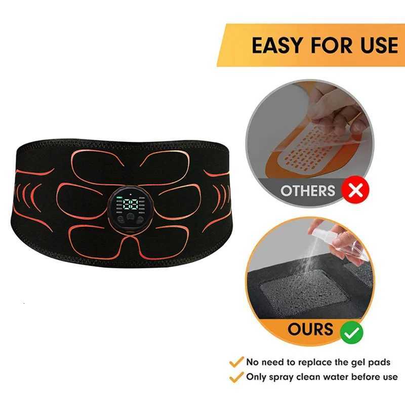 Abdominal Massager Waist Belt Muscle Toner Smart Abdominal Muscle For Arm Leg Workout Training Fitness Massage Equipment W250724