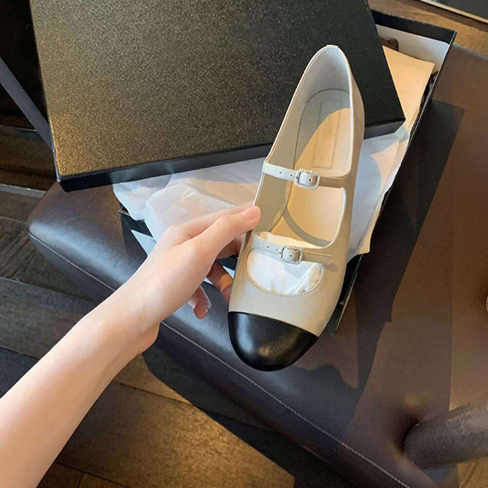 Designer Studiolee 2025 New Round Toe French Style Flat Shallow Versatile Mary Jane Women's Shoes