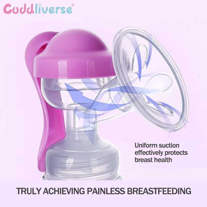 2-in-1 manual breast pump maternity products large suction with pacifier food-grade PP material X250724