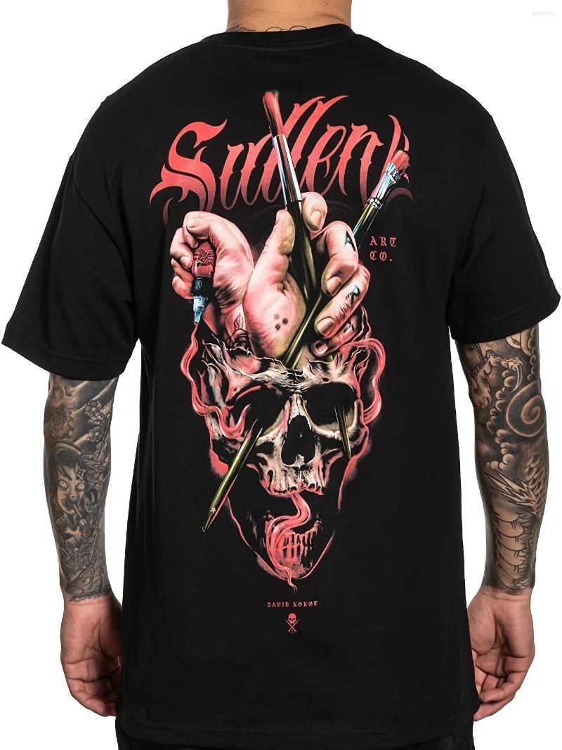 Men's T Shirts Sullen Kokot Standard Short Sleeve Shirt Graphic Unisex Men Women Summer ddmymarket