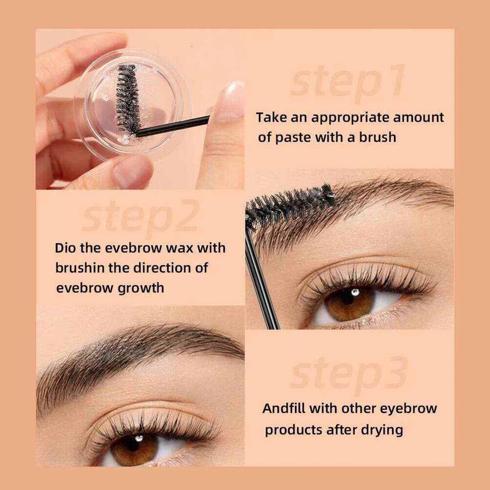 QIBEST Transparent Shape Three-dimensional Waterproof Long-lasting Brow Soap Makeup Eyebrow Styling Gel X250723