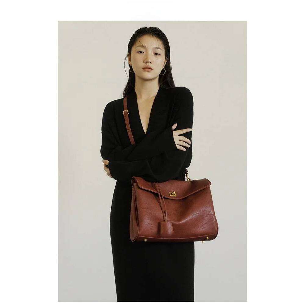 Losea Large Capaci Commuter Single Oulder Handbag Women's 2025 New Red Wedding Bag Faionable Versatile Casual PU Le...