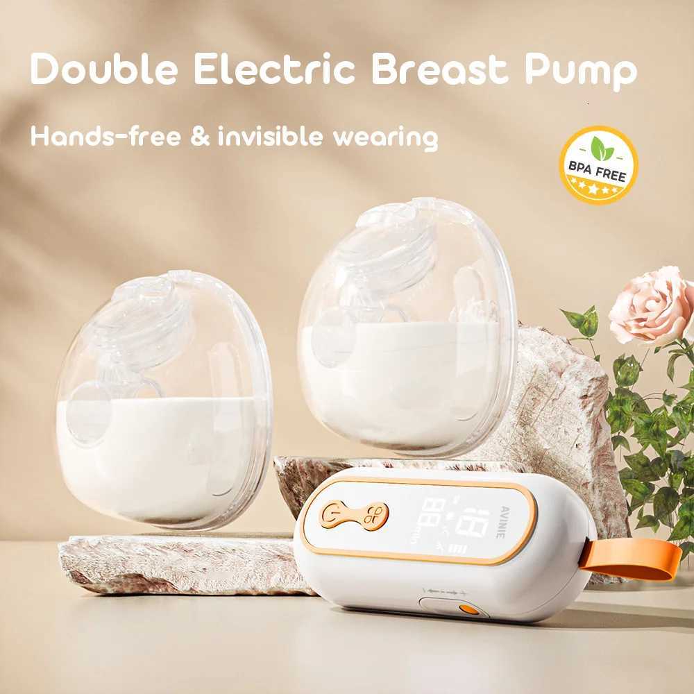 Wearable Breast Pump Portable Low Noise Breastfeeding Pump with 4 Modes 15 Levels Double Electric Breast Milk Pump X250724