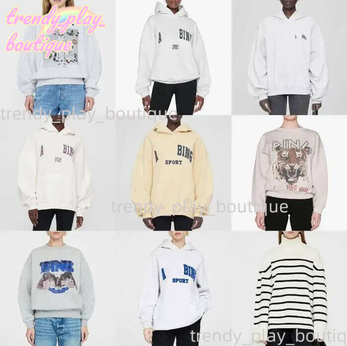 Designer Bing Hooded Sweater Women Cotton Soft Fleece Hoodies Pullover Jumper Loose Sweatshirts Tops Hoodie A2561 Ad8