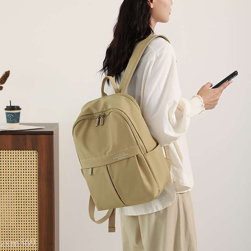 Colorful Fox Women casual Commuting Travel Computer Backpack Nylon Large Capacity College Student Schoolbag