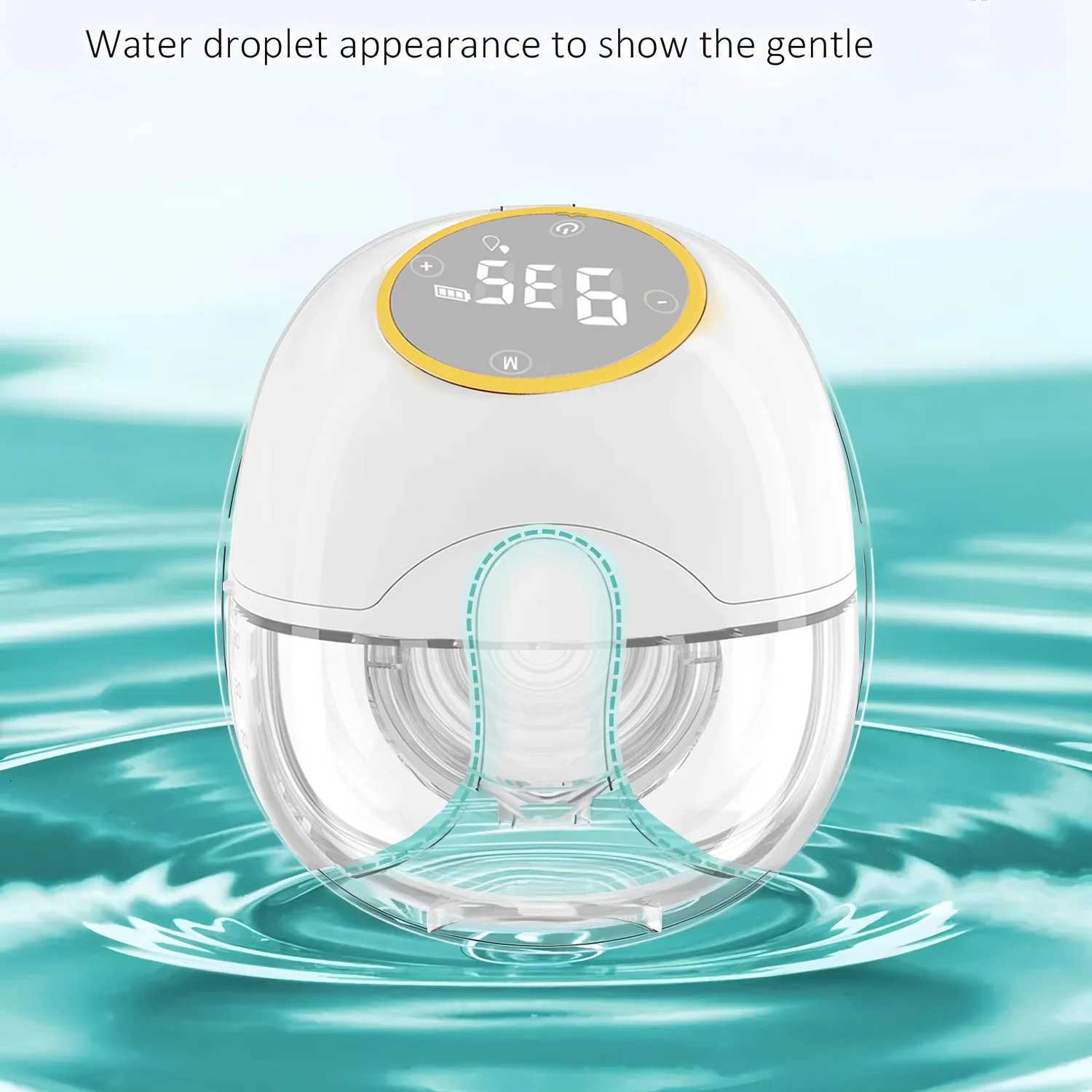 Wearable Breast Pump Smart Household Electric Breast Pumps Comfort Milk Collector with LED Display 3 Modes X250724