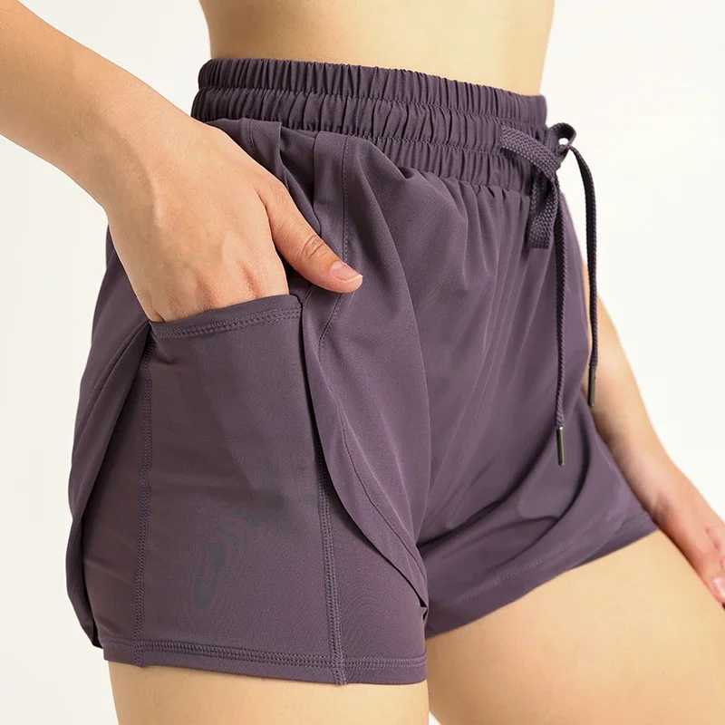 Sports Women Yoga Shorts Lightweight Loose Athletic High Waist Quick Dry Breathable Outdoor Recreational Running Yoga Shorts XJ250724