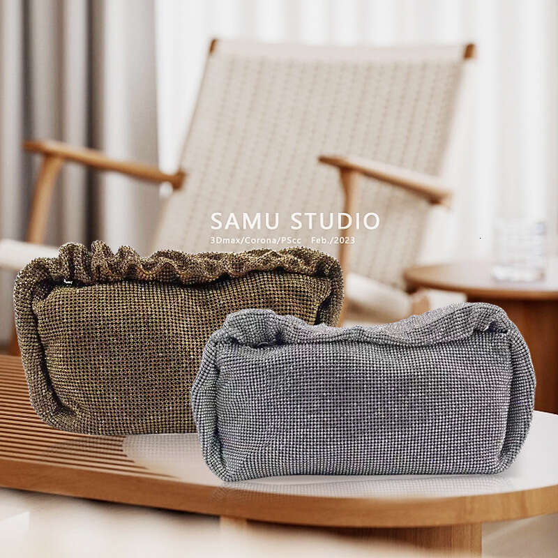 Designer Luxury Evening Diamond Fashion New Clutch Evening Socialite High-End Handbag Dumpling Bag
