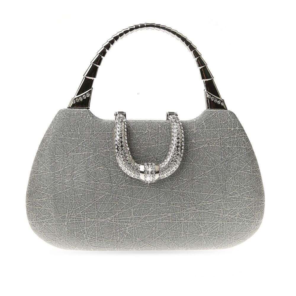 Designer Luxury Evening Diamond New Trendy Shiny Handbag for Women, Clutch Bag, Evening Dress Matching Small Square Bag