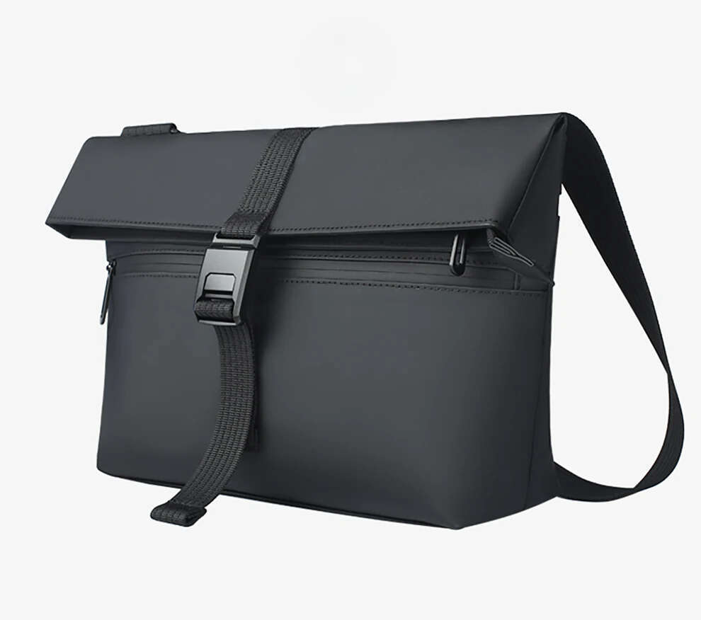 Water Messenger for Men Casual Shoulder Crossbody Male Fit 11 inch iPad Cycling Side Satchel School Bag