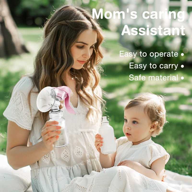 2025 New Breast Pump Baby Nipple Manual Suction Milk Pump Baby Feeding Breast Pumps Milk Bottle Sucking Postpartum Supplies X250724