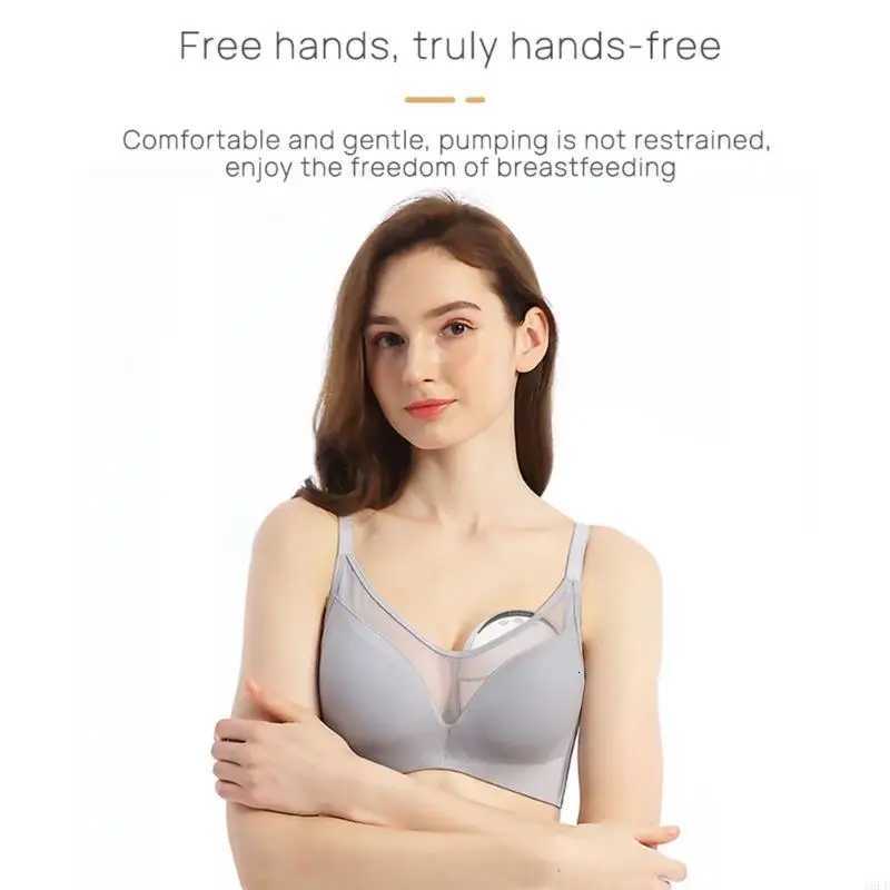 16FE Wearable Breast Pump with 4 Modes Electric Hands-Free Milk Collector Low Noise Portable Breast Pump Easy Operation X250724