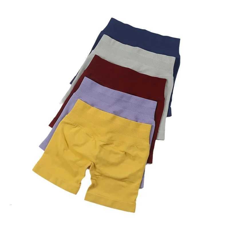7GKE Fitness Bike Shorts Womens Fitness Tight Shorts High Elasticity Sports Seamless Tight Shorts Elastic Running Shorts XJ250724