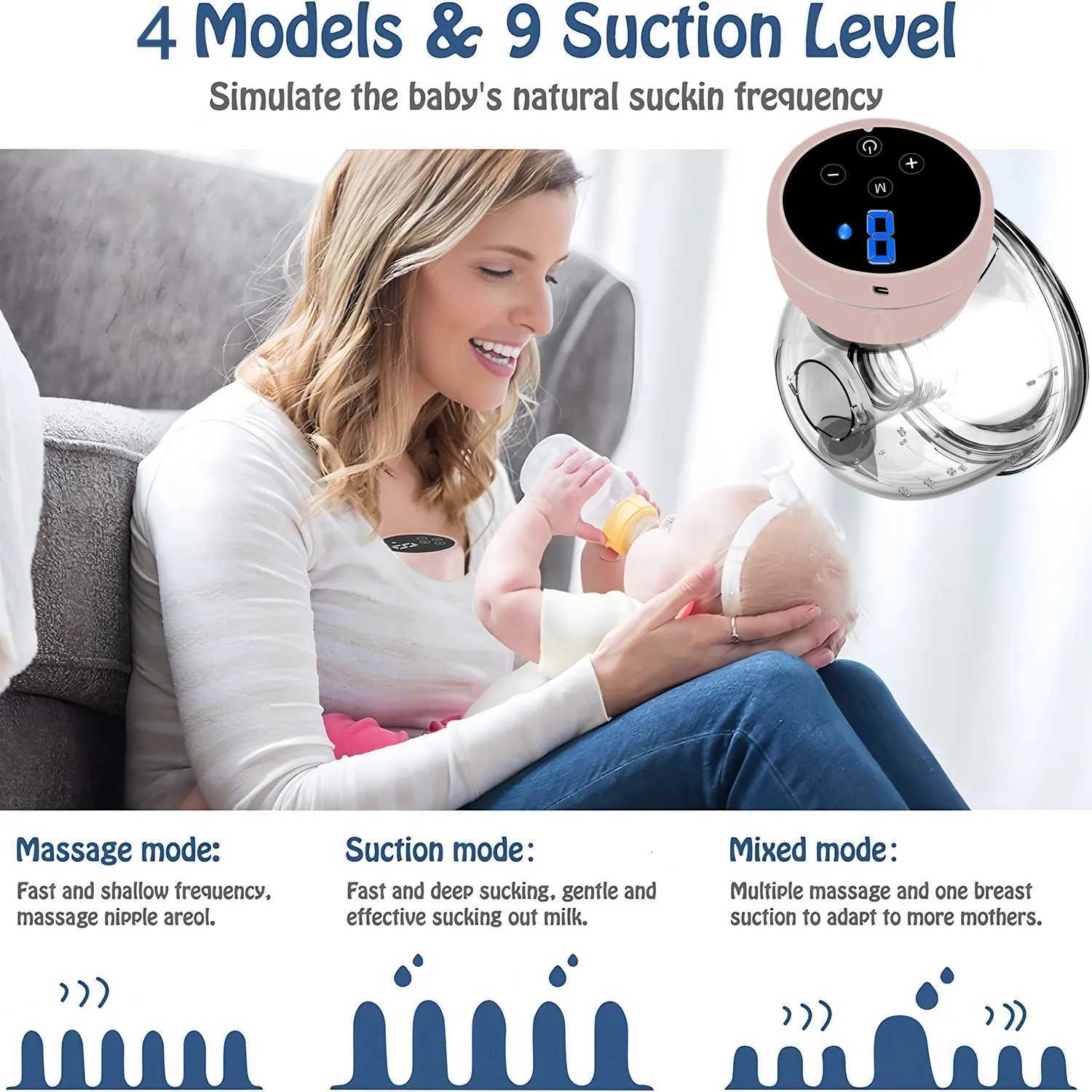 USB Wearable Breast Pump Breast Milk Milking and Milking Machine Mother Baby Supplies Electric Automatic Breast Pump X2507241