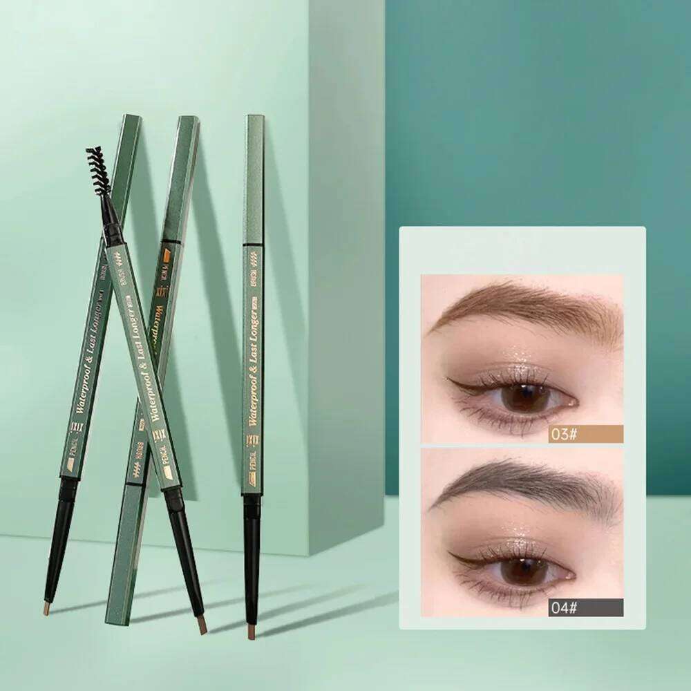 Waterproof Eyeliner Eyebrow Pencil with Brush lti-pose Korean Cosmetics for Women Smooth Eye Brow Pens Make Up X250723
