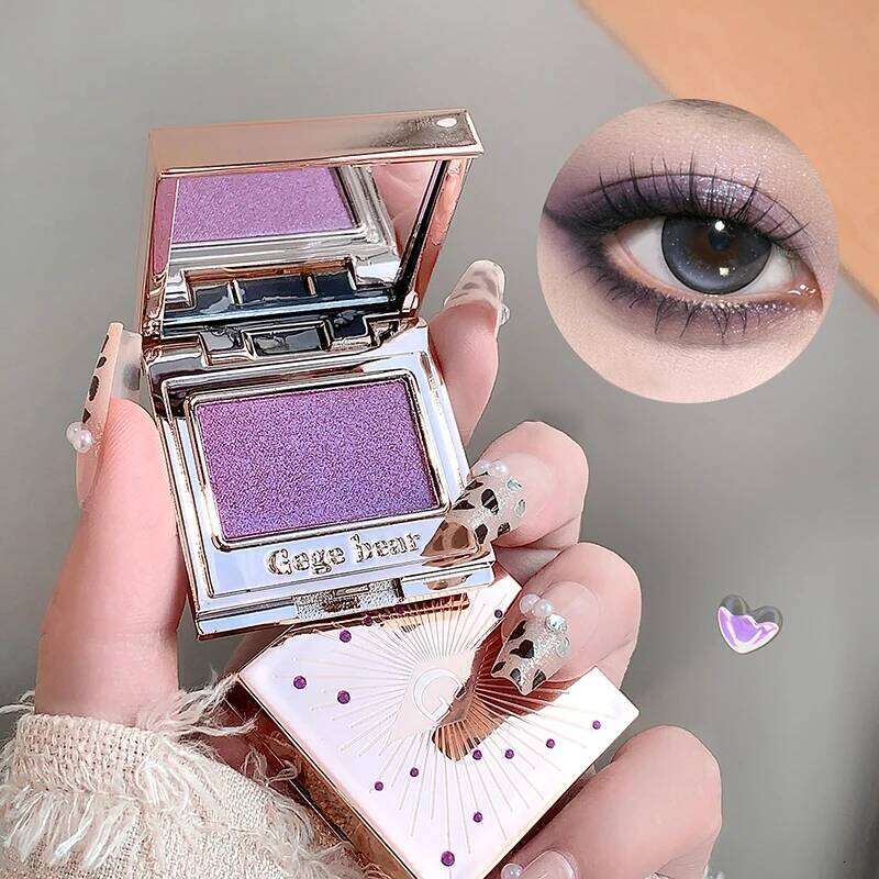 Monochrome Glitter Eyeshadow Pearlescent Highlighter Powder Dia Shadow Palette Bright Shiny Eye Makeup Cosmetics X250723 X250724