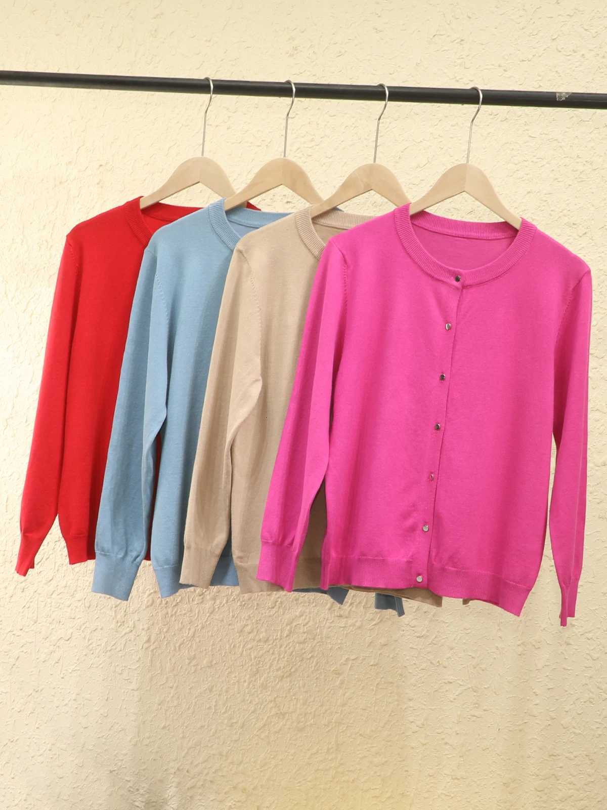Cropped Blouses Cardigan Female Knitted Ladies Sweaters Crochet Top Black Womens Coat Spring 2025 Clothing Outerwear X250724