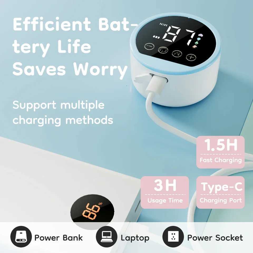 2pcs Electric Wearable Breast Pump Hands Free Portable Full Automatic Breast Pump Breast Milk Machine Mother and Baby Supplies X250724