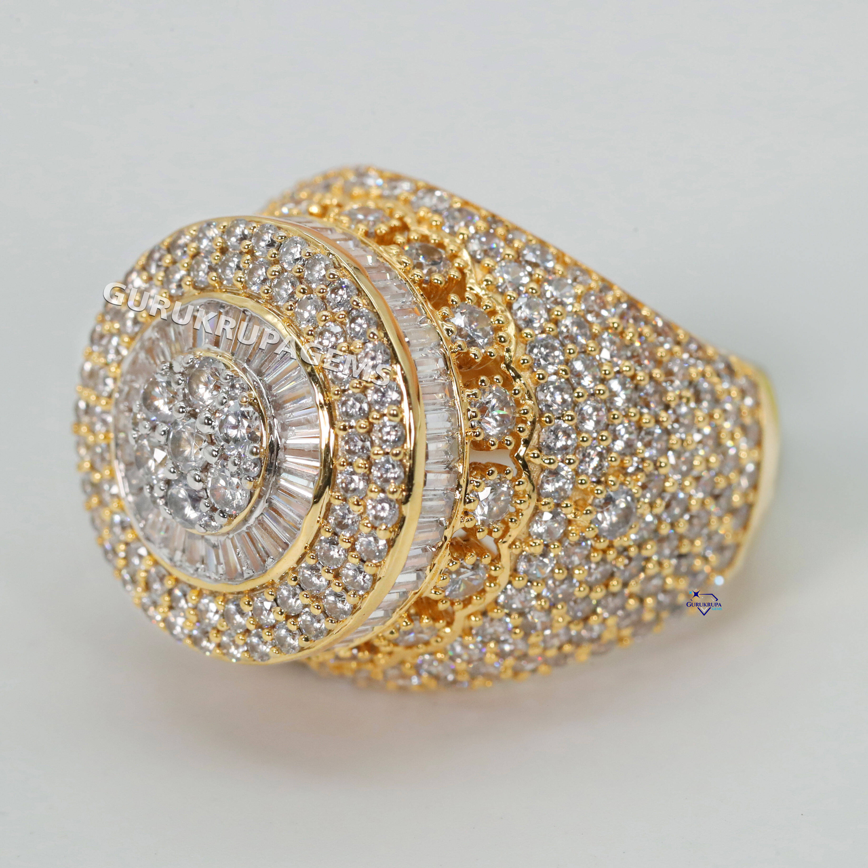 Our Finest Ring From the Collection Made of 925 Sterling Silver Moissanite Diamonds Designed to Be Especially Remarkable for You