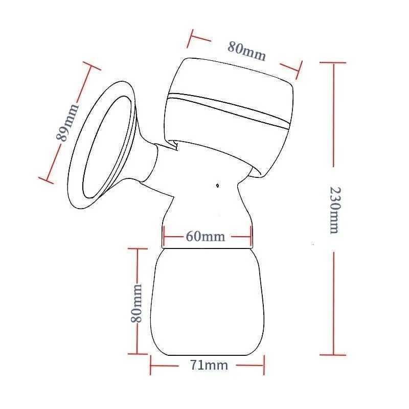 Automatic Electric Breast Pump Rechargeable Portable Breast Pump Silent Powerful Suction Portable Painless and Silent Breast X250724