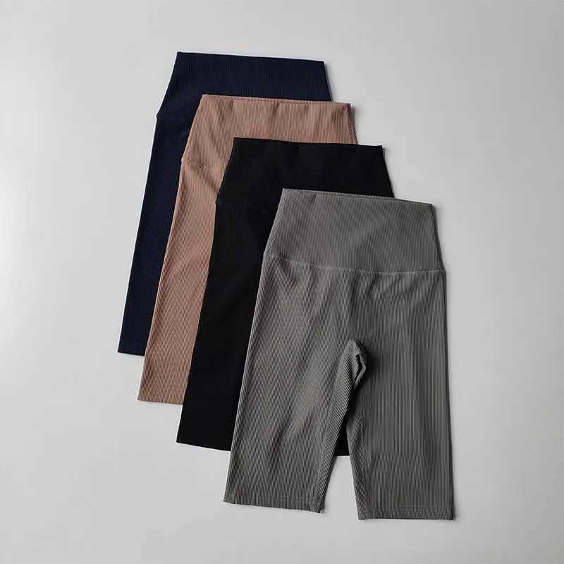 New High-waisted Hip Lifting Pants for Sports Running Womens Summer Five-point Shorts Fitness Yoga Suits Outdoor Wear XJ250724