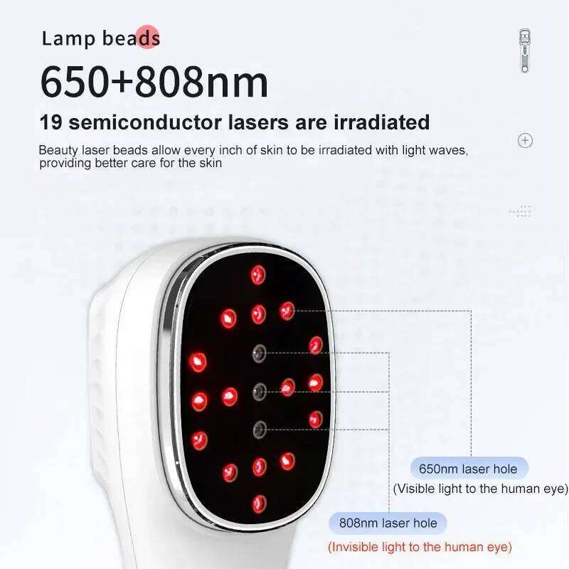 NEW Red For Anti Aging Wrinkle Removal Skin Tightening hine Face Lift LED Light Therapy Facial Massager
