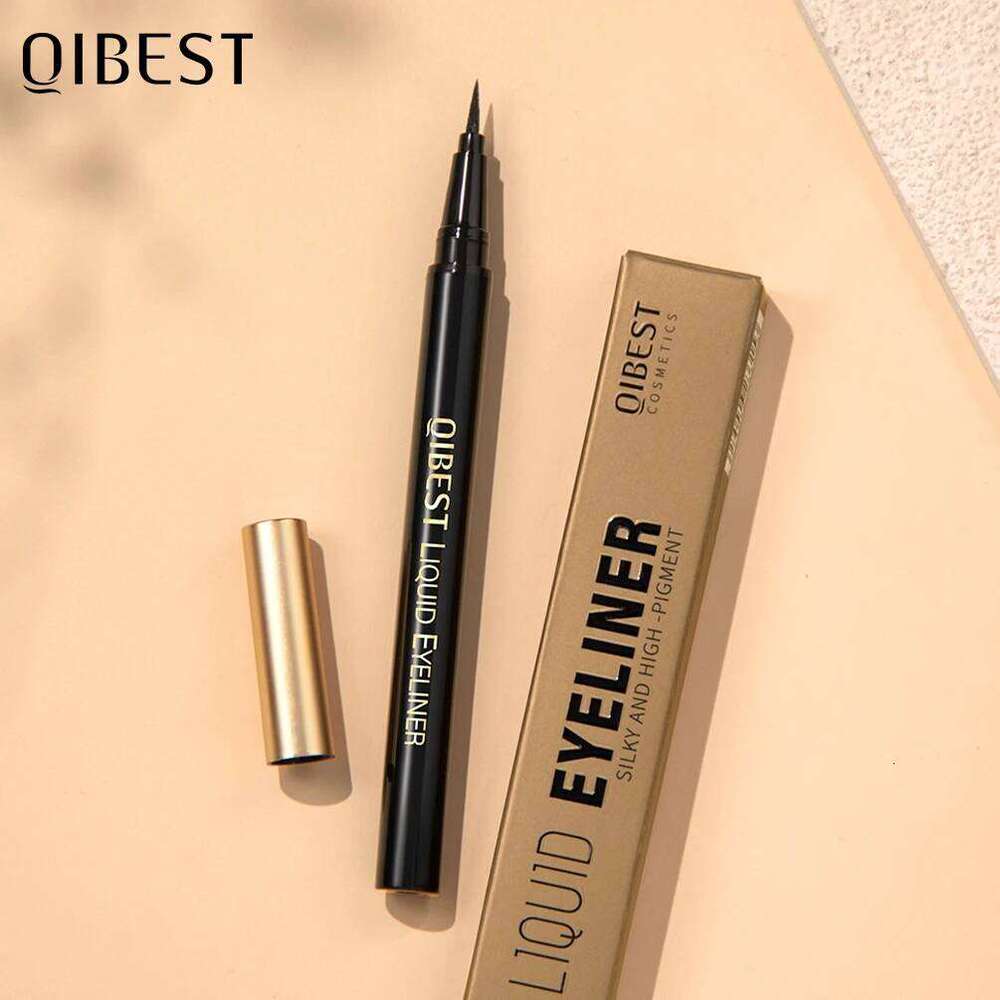 QIBEST Waterproof Black Matte Long Lasting Liquid Eyeline Makeup High Pigment No Sdge Eyeliner Pen Cosmetic Tools X250723