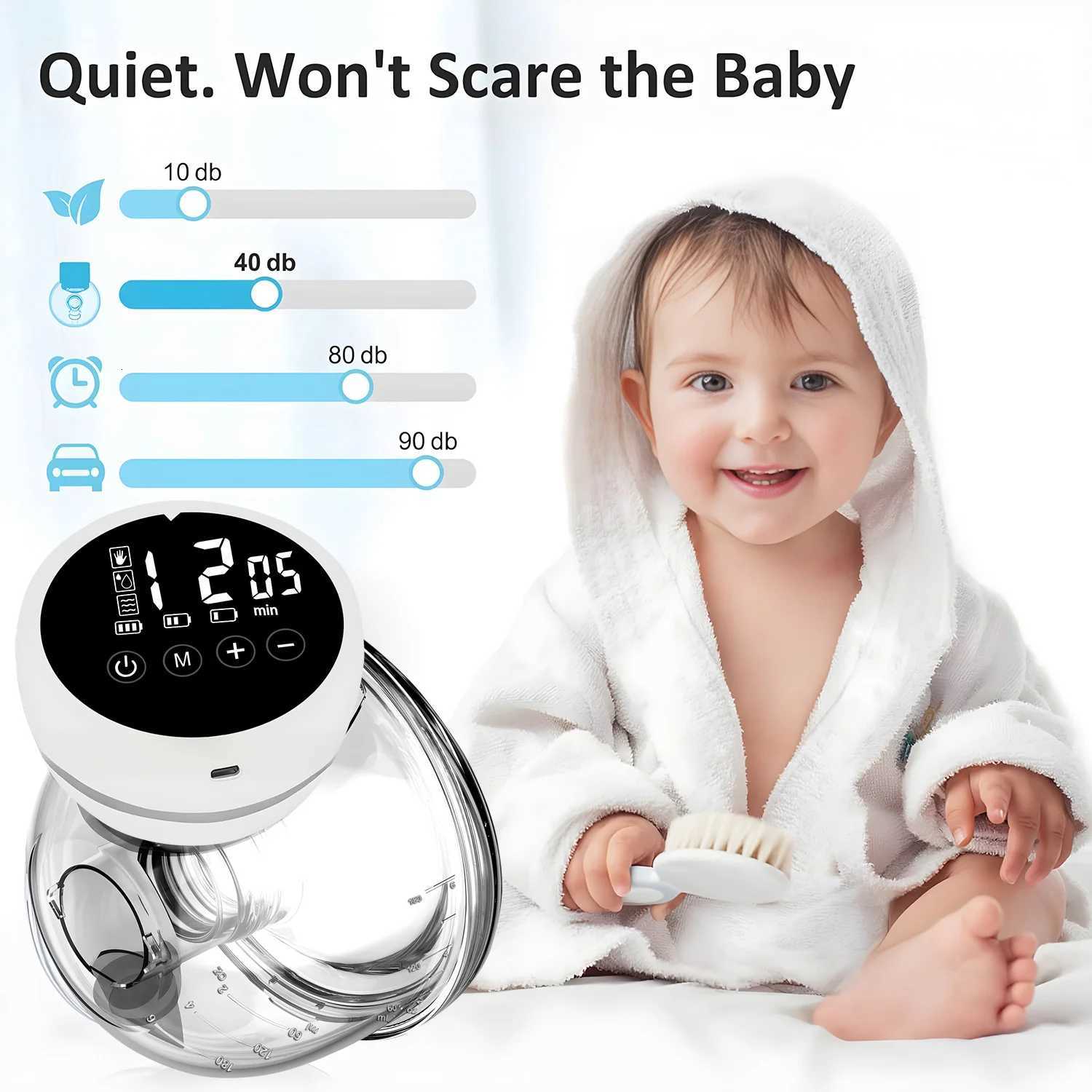 Wearable Intelligent Sucker Low Noise High Suction Electric Breast Sucker USB Charging Is A Must-have for Travel Accessories X250724